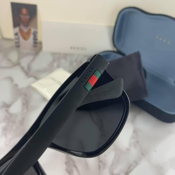 NEW Gucci GG0010S Black Unisex Sunglasses